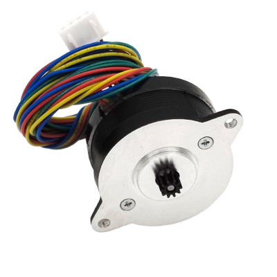 Round NEMA 14 Bipolar 1.8deg 0.09Nm 1A 2.37V 4 Wires Stepper Motor